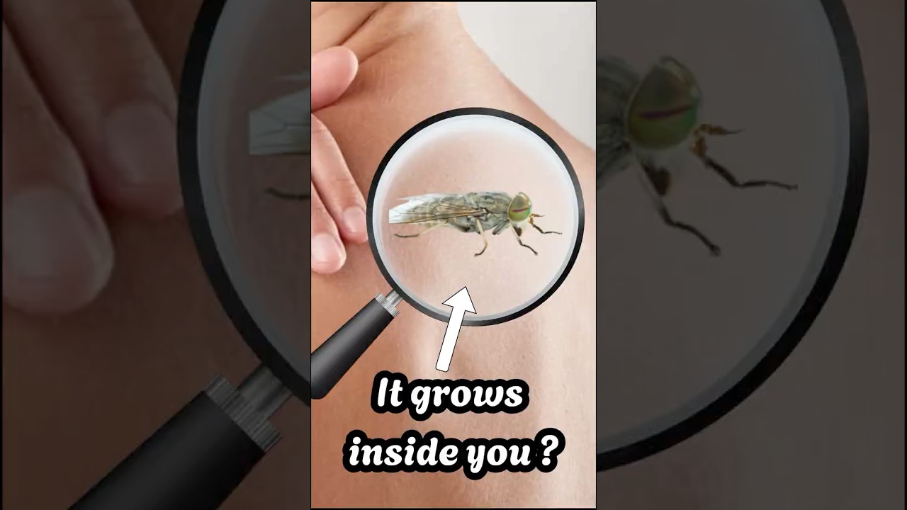 This fly hatches from under your skin