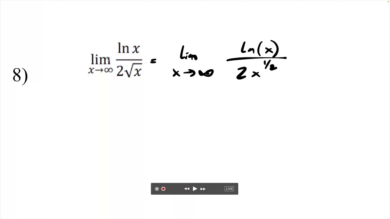 1/16/26 - L'Hopital's Rule (Part 2)