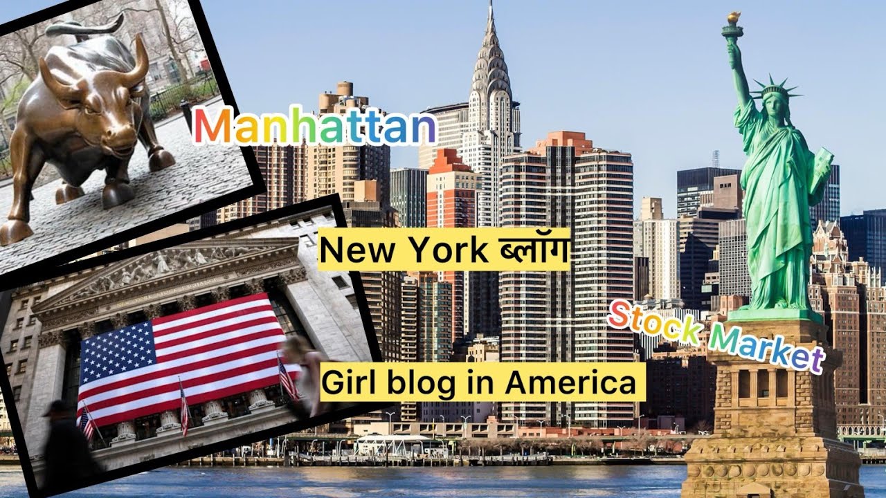 New York Travel vlog hindi | USA travel vlog hindi | Amazing America | Statue of liberty & Manhattan