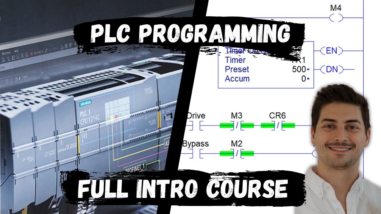 Intro to PLC Programming for Controls and Automation Engineering Full Course!