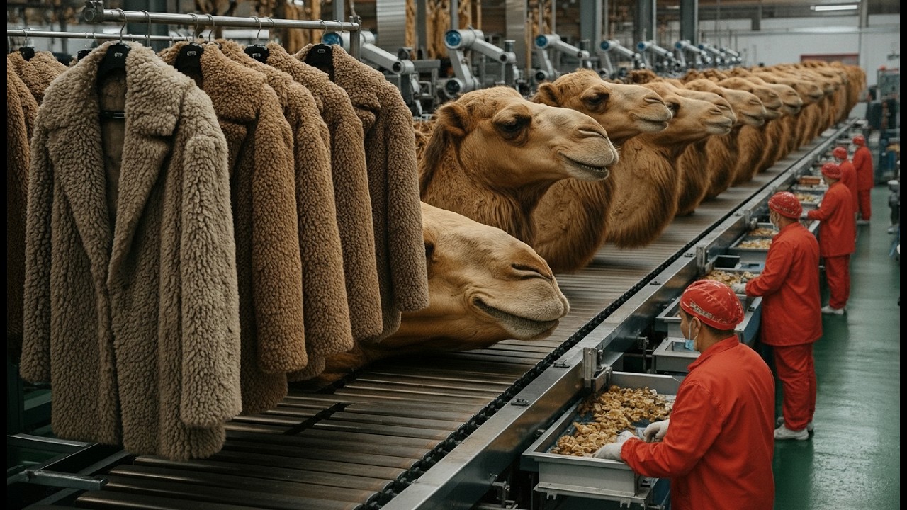 Inside Camel Wool Factory : From Desert Raw Fiber to Luxury Fabric