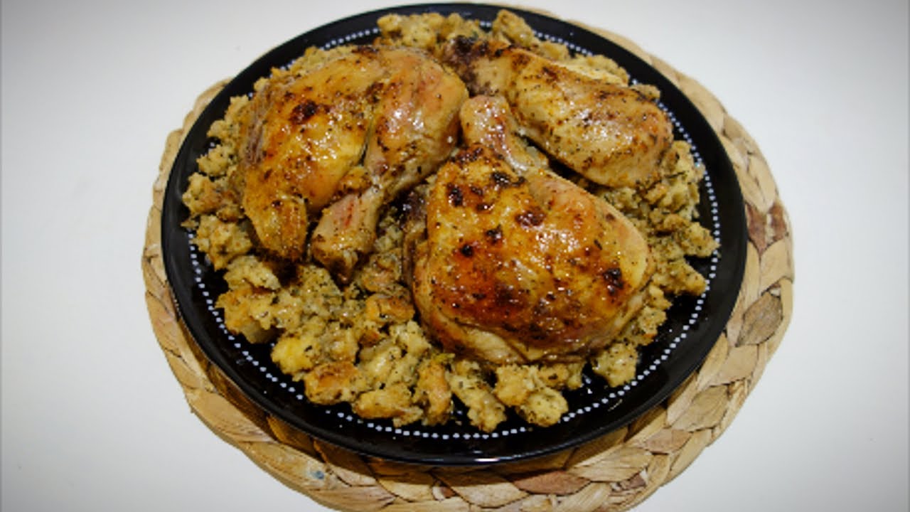 Pershesh me mish pule per Vitin e Ri, Receta origjinale per kulacin, detajet per pjekjen e pules