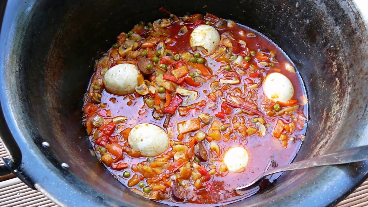 Sárkánytojás lecsó-Dragon egg ratatouille-Drachen ei letso