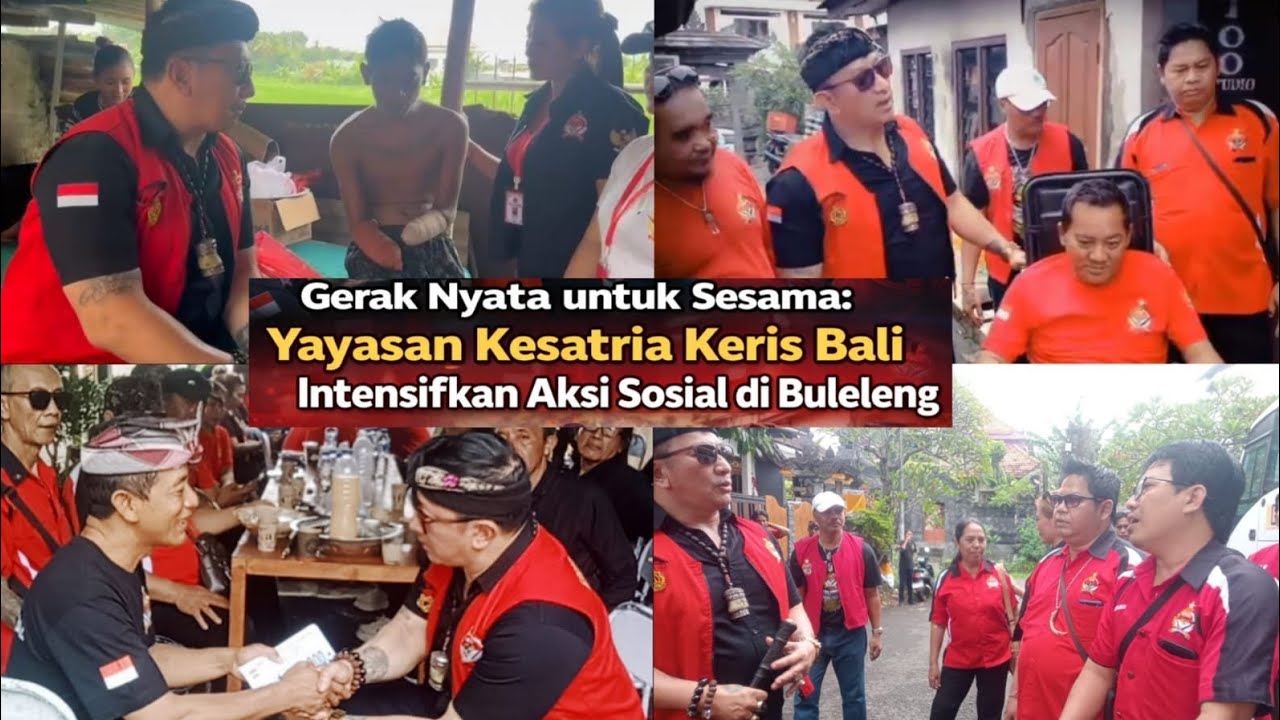 Yayasan Kesatria Keris Bali Intensifkan Aksi Sosial di Buleleng