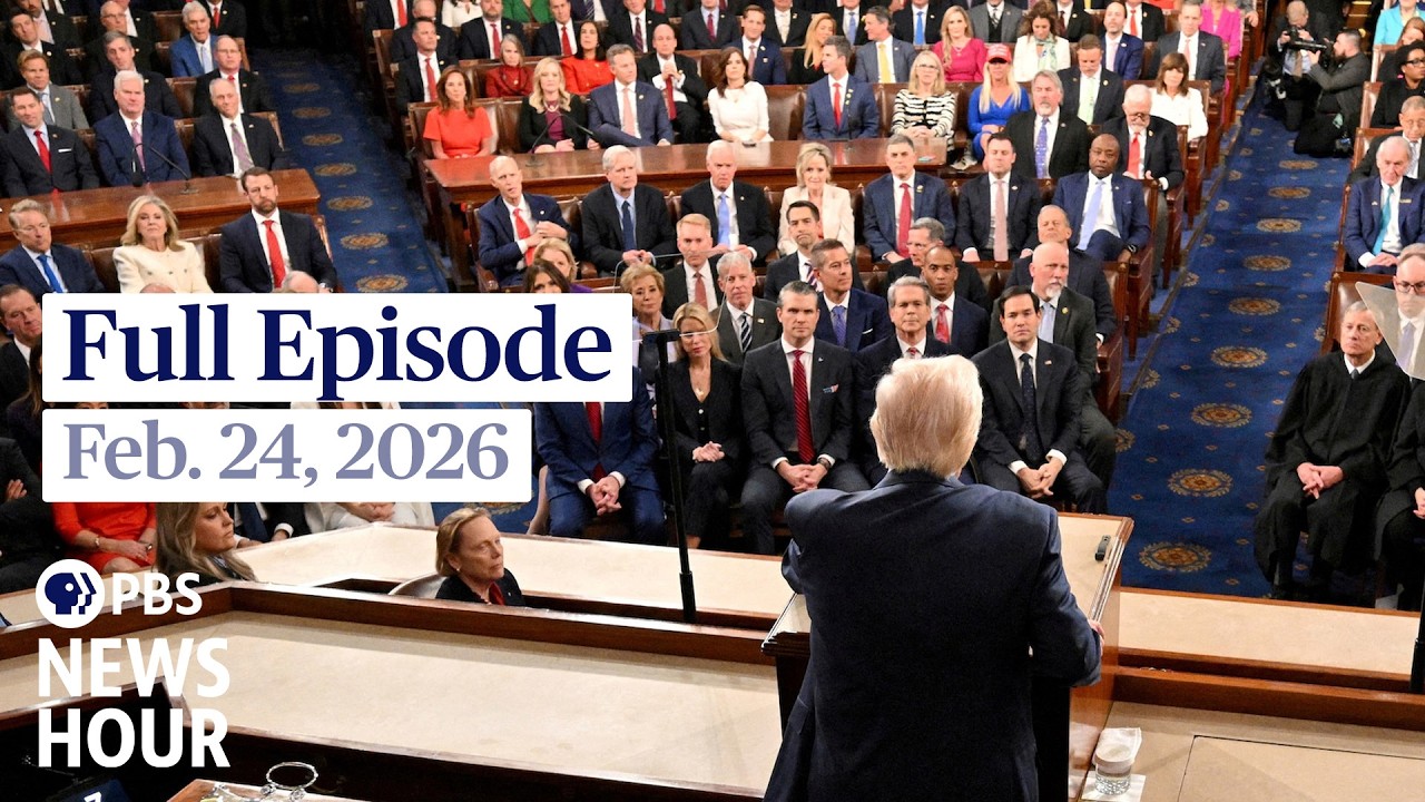 PBS News Hour live episode, Feb. 24, 2026