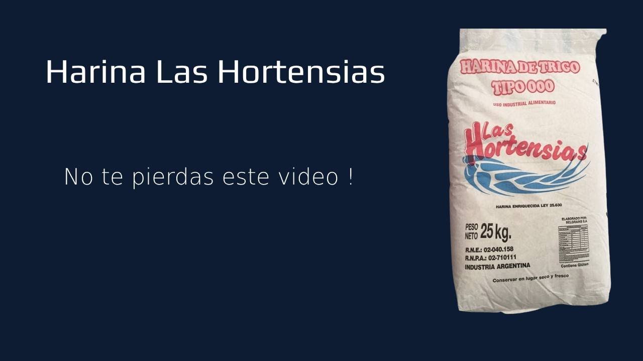 Harina para pizzas Las Hortensias