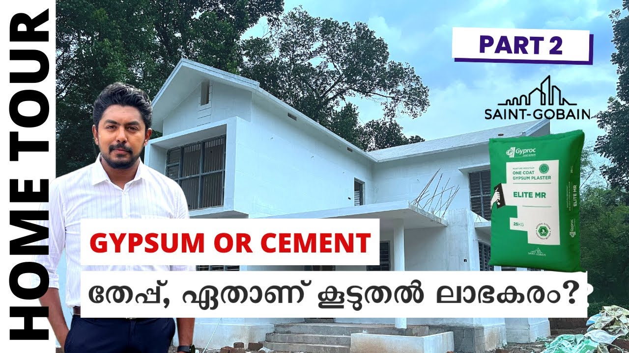 Home Tour 😍😍 PART 2 | Budget Friendly Plastering Solution | Gypsum Plastering | Ramees Ali