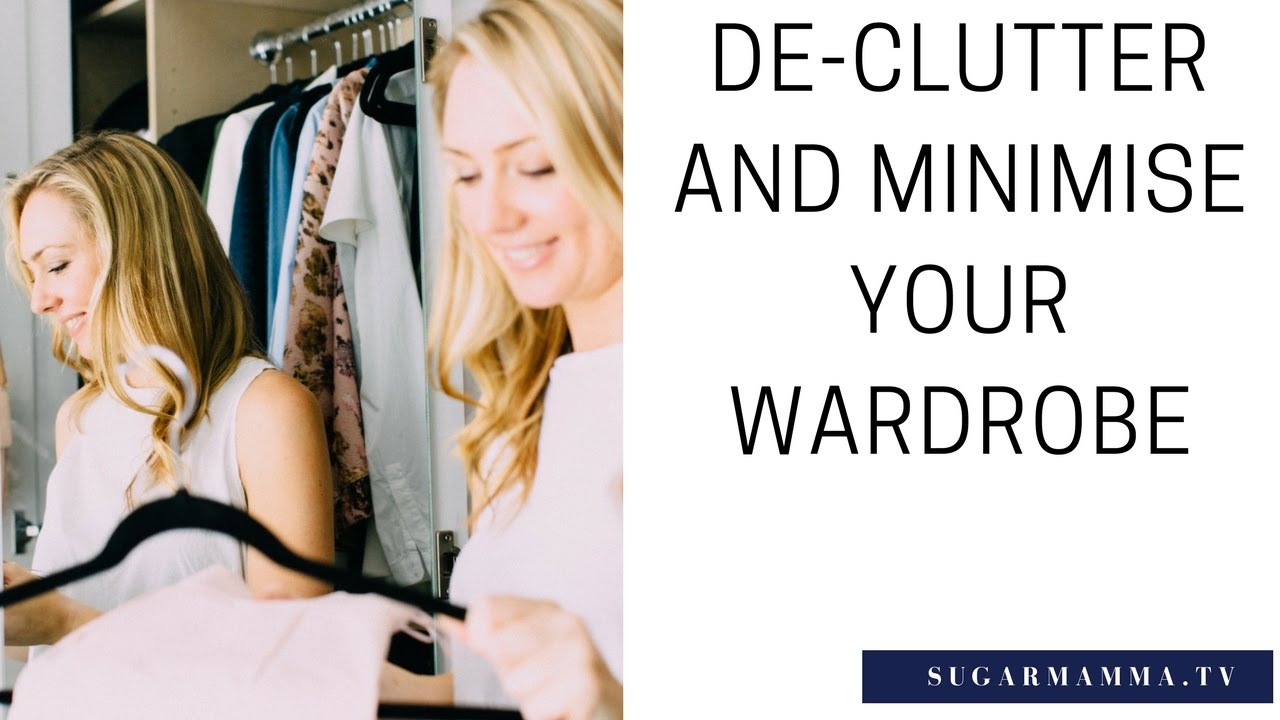 How To Declutter & Minimise Your Wardrobe! Watch me! || SugarMamma.TV