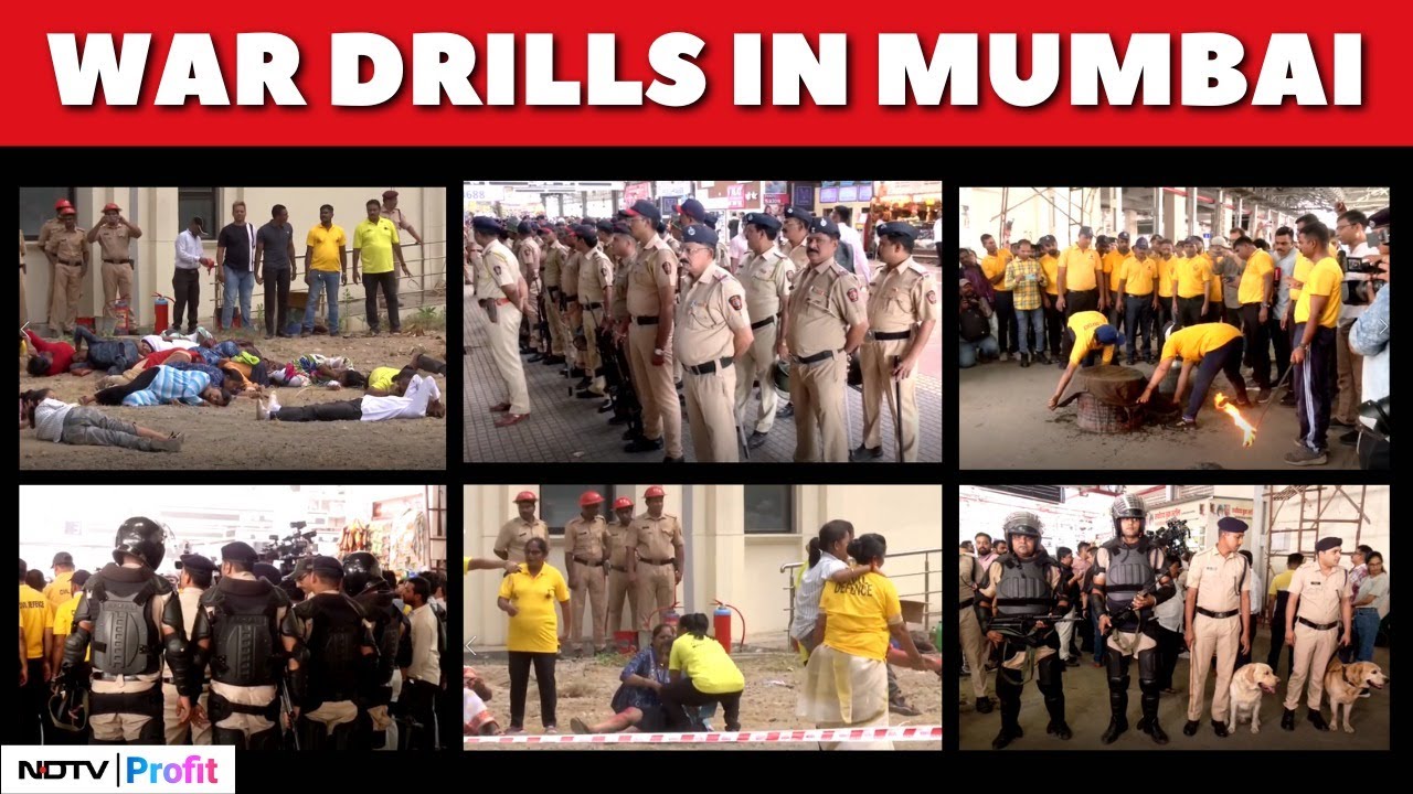 Mumbai Mock Drill | CSMT And Cross Maidan Mock Drills | India Pakistan News