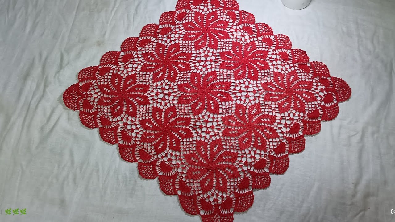 crochet stitch Bedsheet, Table mat, Gigl kardigan design. part- 3