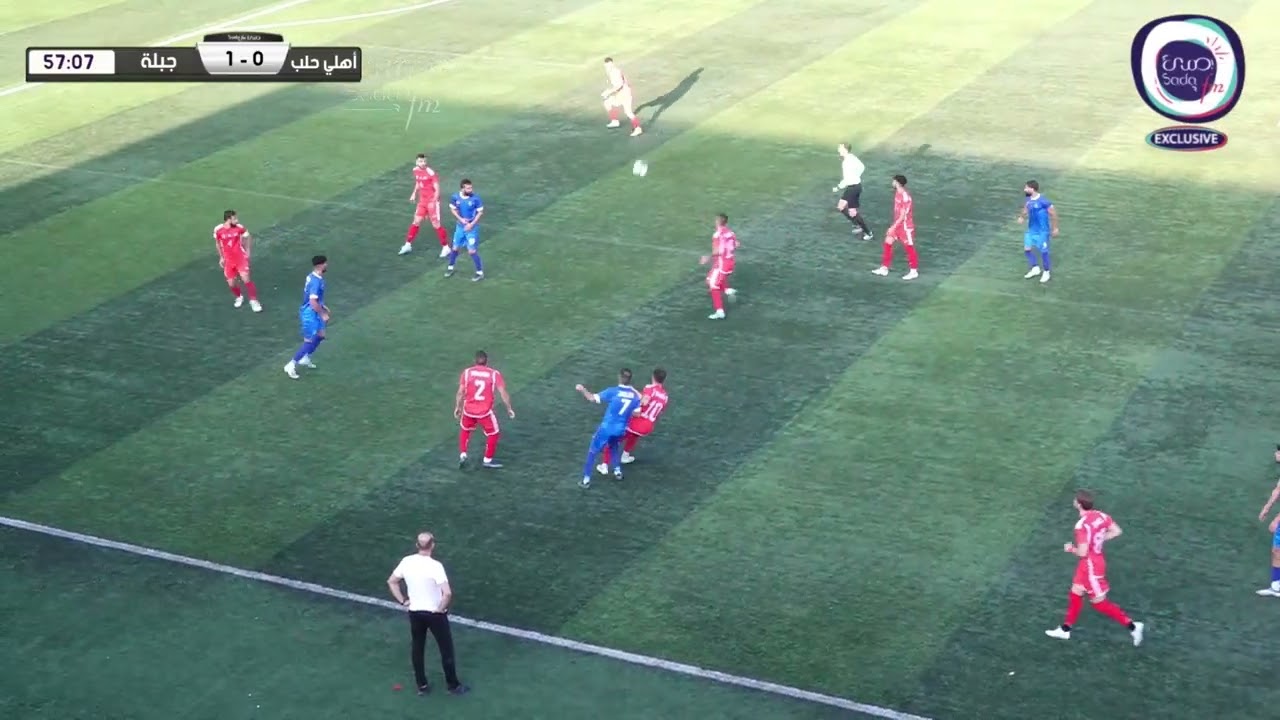 ملخص مباراة أهلي حلب وجبلة