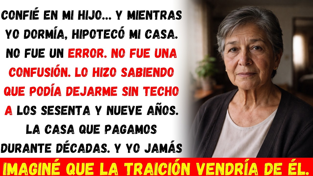 Mi hijo hipotecó mi casa mientras dormía… y sabía exactamente lo que hacía
