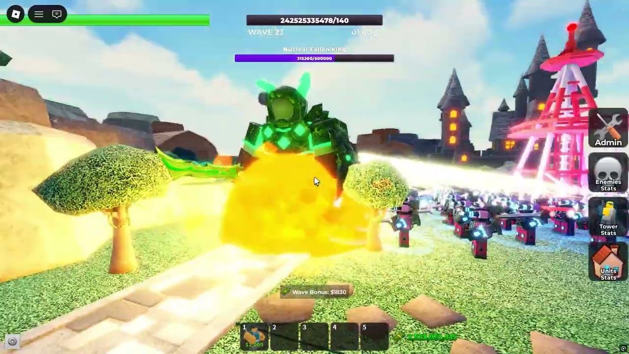 50 War Machines vs All TDS Bosses (nostalgic tds)