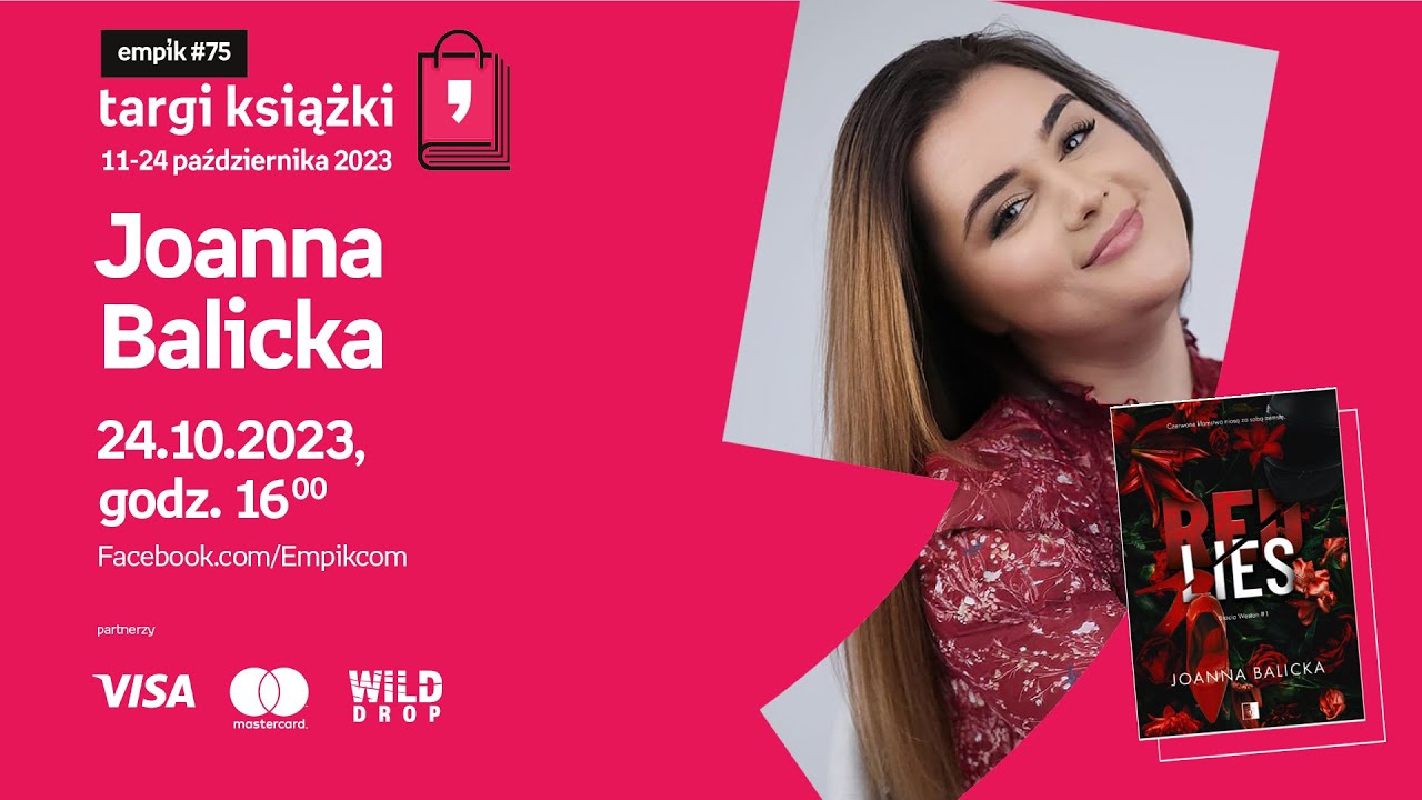 Joanna Balicka – PREMIERA – Targi Książki Empiku 24.10.2023 g.16:00