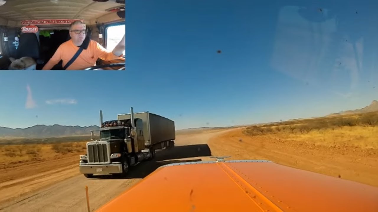 #770 Arizona Solar Farm The Life of an Owner Operator Flatbed Truck Driver