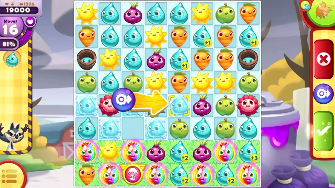 Farm Heroes Saga Level 1323 to 1327