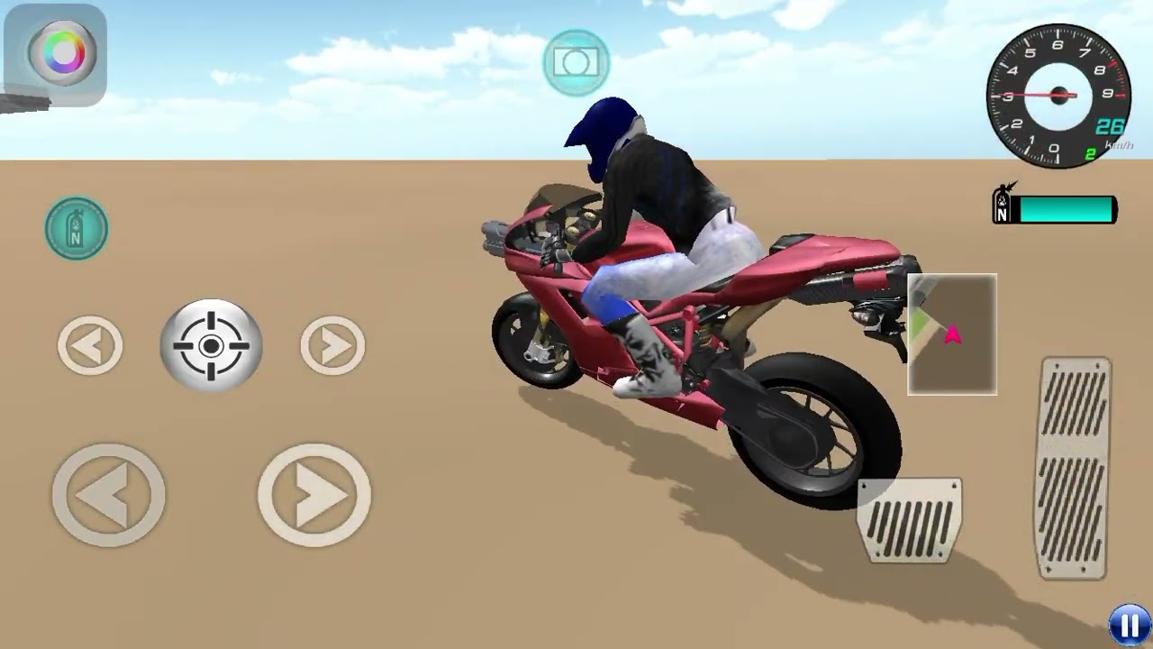 Red Brand New Bike Vs Bullet Train / 3D Driving class IOS gameplay / Bike Game 
