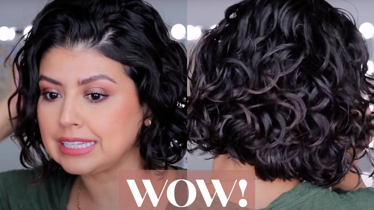 I TRIED A CURLY HAIR SYSTEM ON MY WAVY HAIR AND...WOAH!