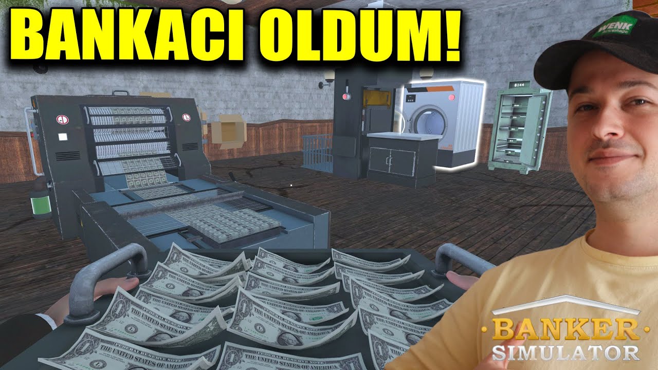 SIFIRDAN BANKA AÇTIK! PARA BASIYORUZ! SONUNDA PARAYI BULDUM! BANKER SİMULATOR
