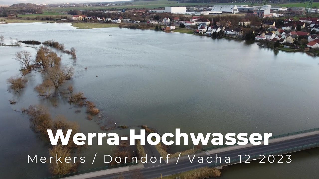 Werra-Hochwasser Dezember 2023