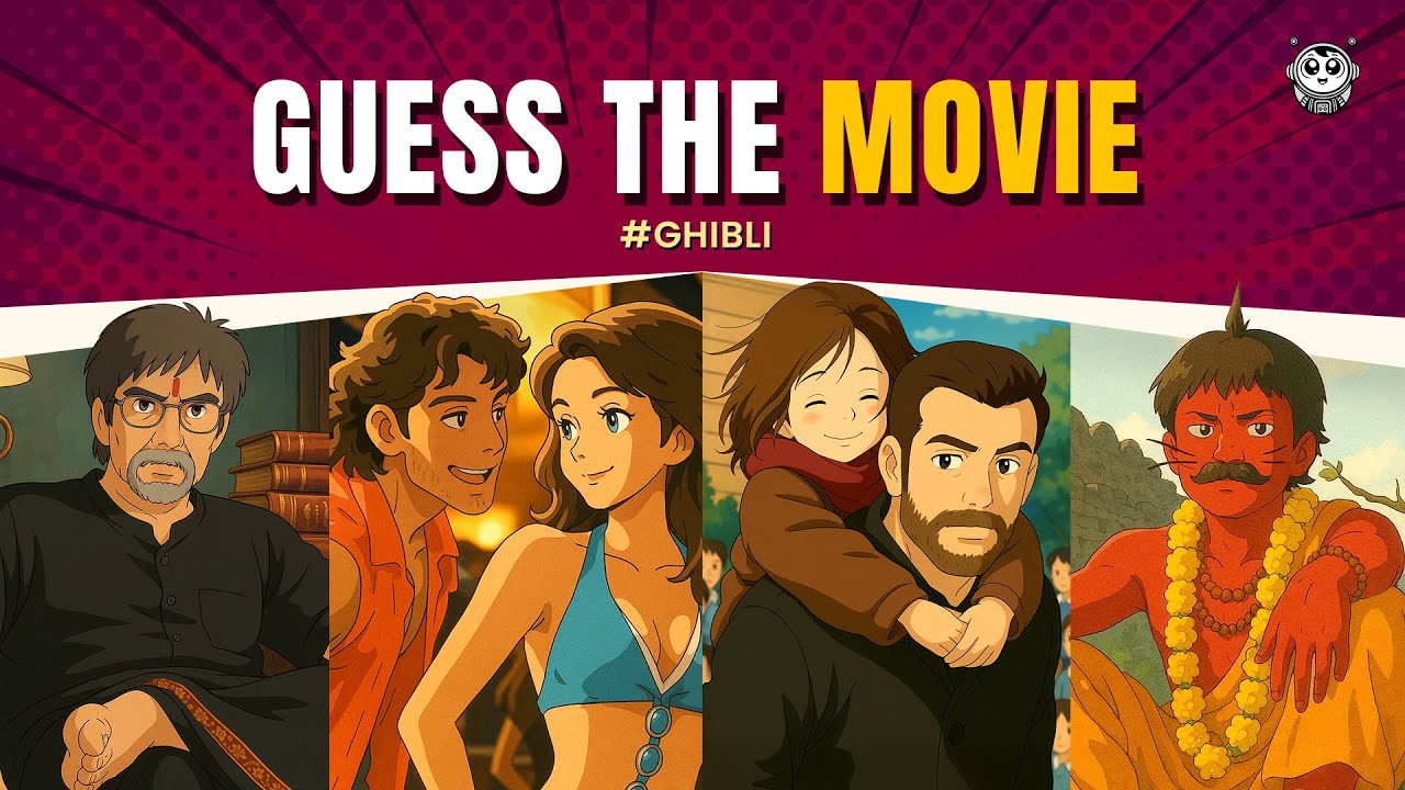Угадай Ghibli | Угадай фильмы Болливуда по #trending #ghibliart | Киновикторина 🤩 KnowlEdges #54