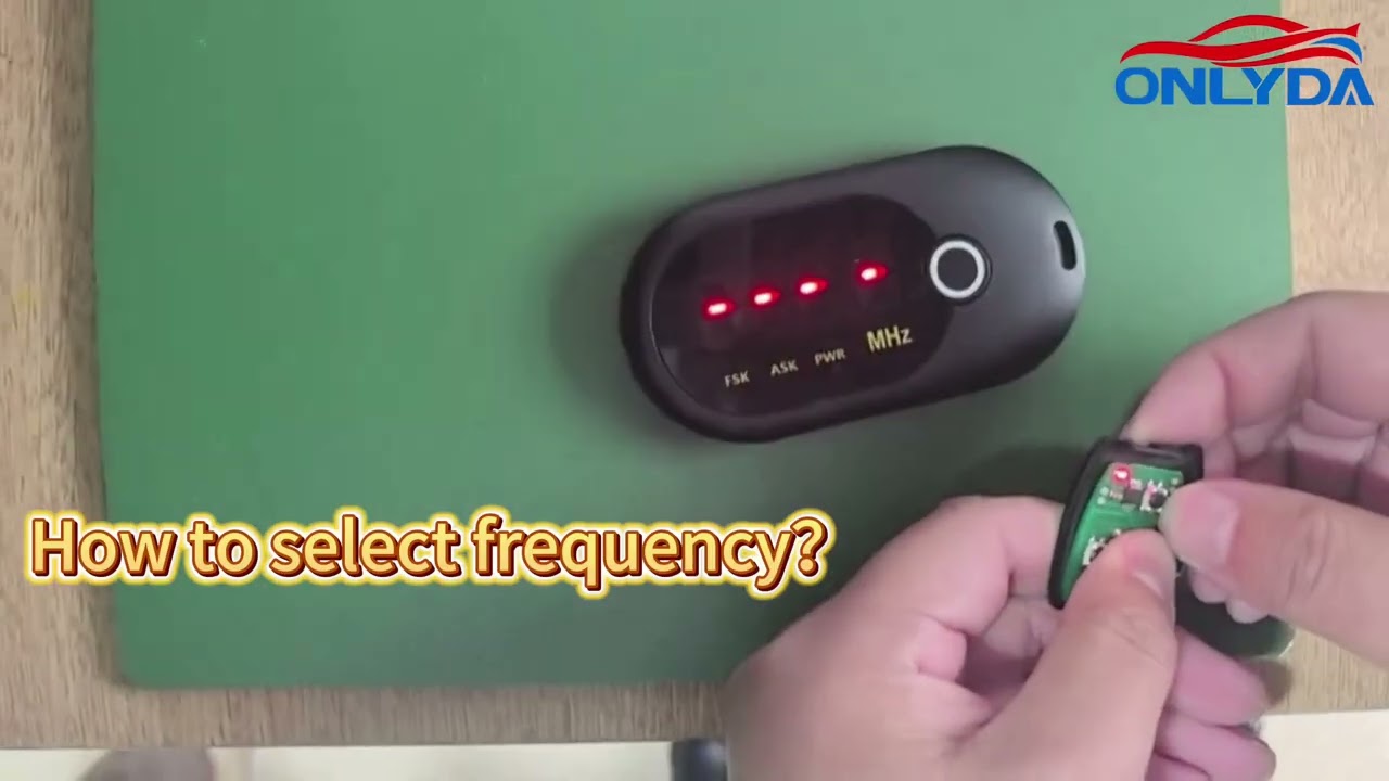 Honda-R06D remote has an adjustable frequency! How to switch it among 313.8mhz, 315mhz, and 433mhz?