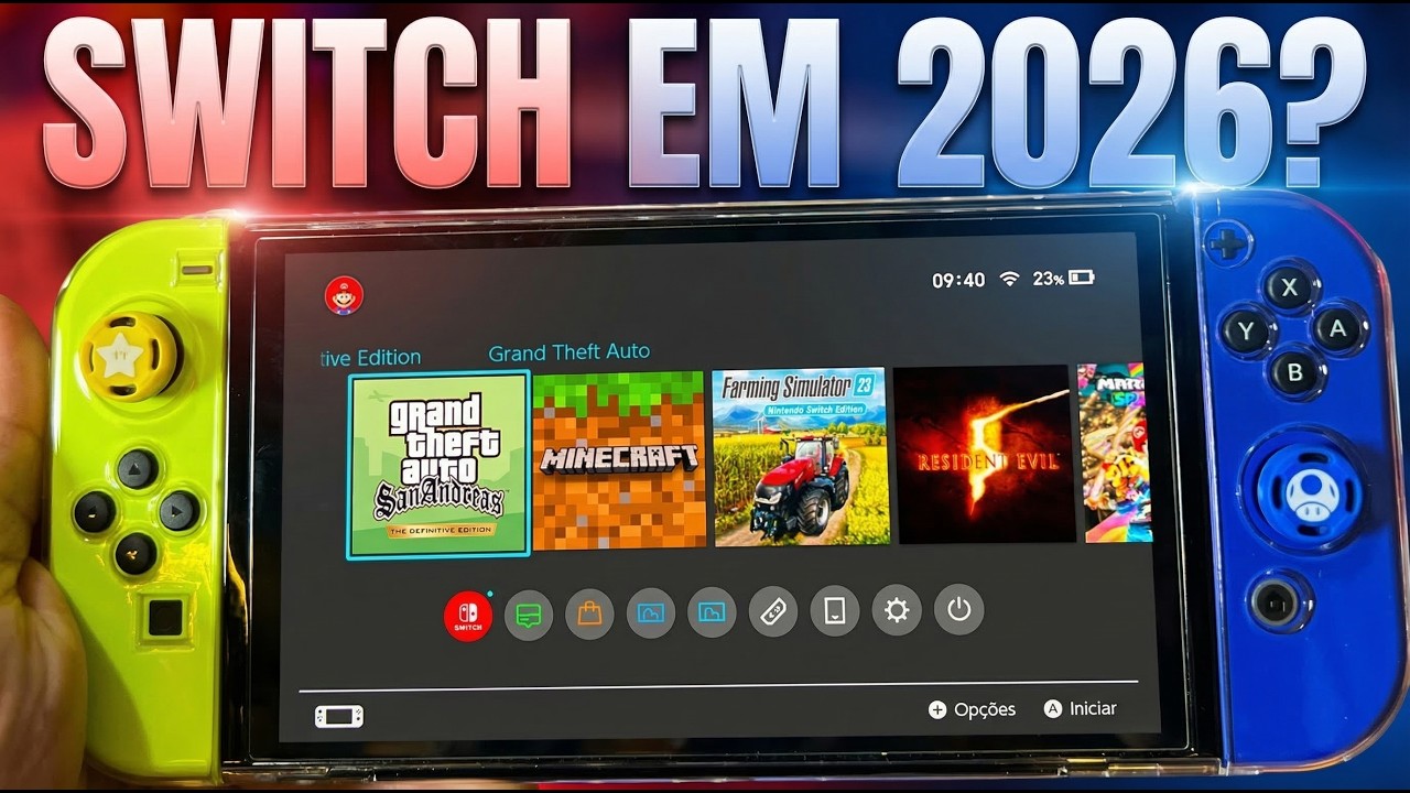 😱 COMPREI um Nintendo Switch em PLENO 2026 — Ainda Vale a Pena? Minha Experiência REAL!
