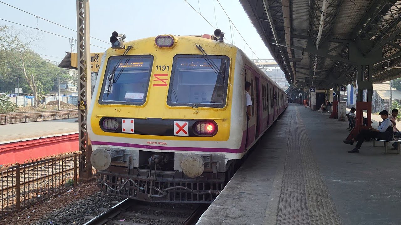 Vile Parle & Santacruz Local Trains from Platform 1 & 2 | Western & Harbour Line