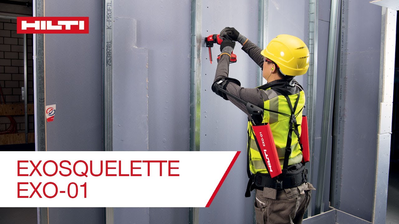 Exosquelette HILTI EXO-01: la technologie au service de la sant&eacute; sur les chantiers 🏗