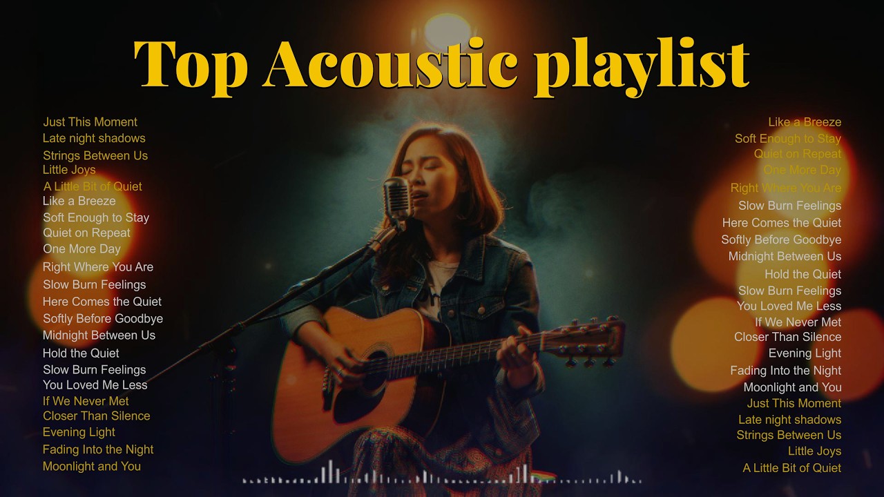 Best Acoustic Love Songs 💗 Top Chill Vibes Playlist for Relaxing, Study & Calm Nights