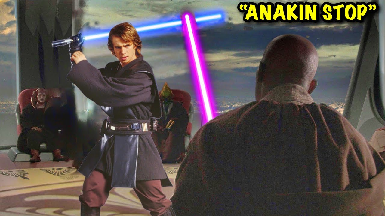What If Anakin Skywalker ATTACKED Mace Windu After Being Denied Master