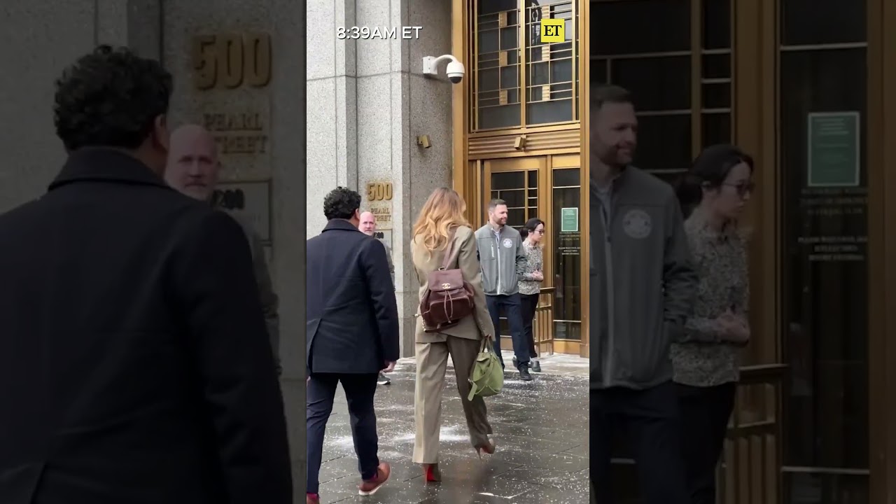 Blake Lively & Justin Baldoni Arrive to Court for Settlement Conference #blakelively #justinbaldoni