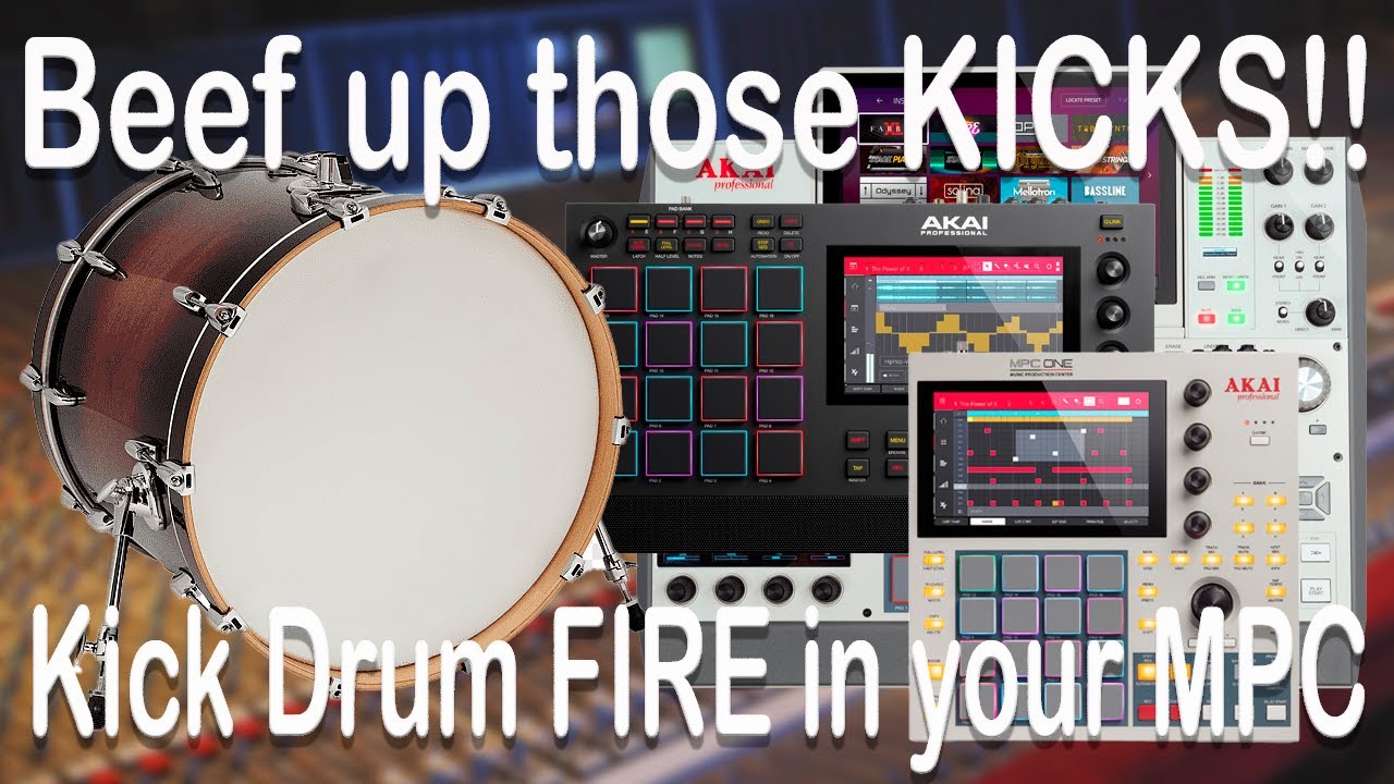 Учебник Akai MPC. Сделайте так, чтобы слабые удары ногами звучали ЖИРНО в автономном режиме MPC.
