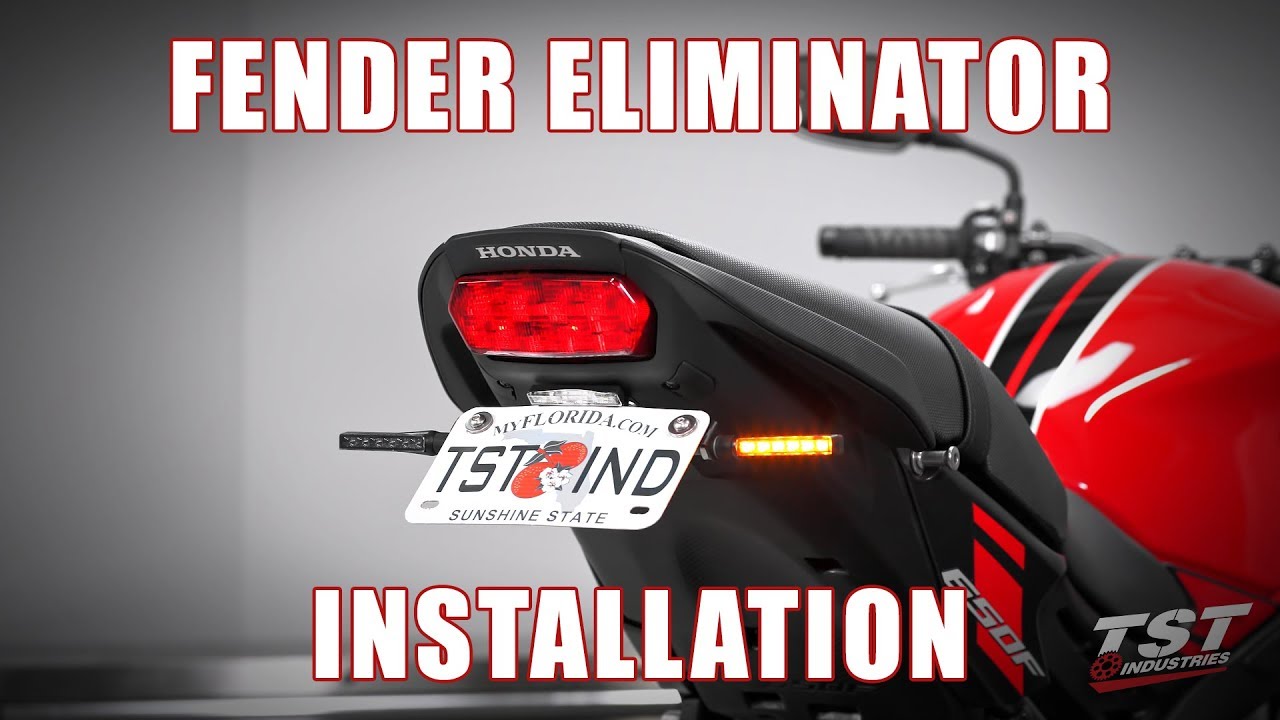 Как установить антикрыло на Honda CB650F 14-18 годов выпуска от TST Industries