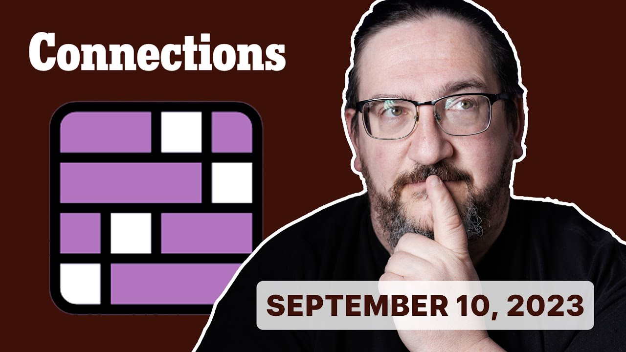 Doug Plays the 09/10 Connections (New York Times Word Game)