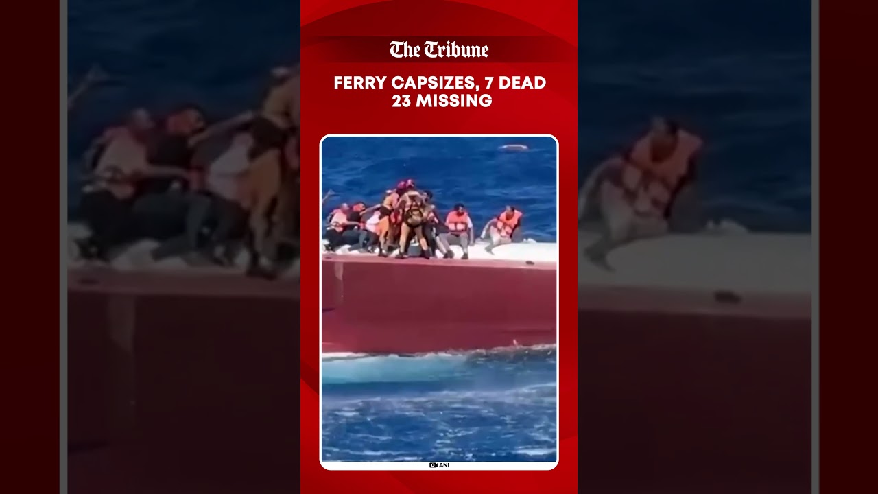 Ferry capsizes off North Cyprus, 7 dead and 23 missing as helicopters join rescue operation