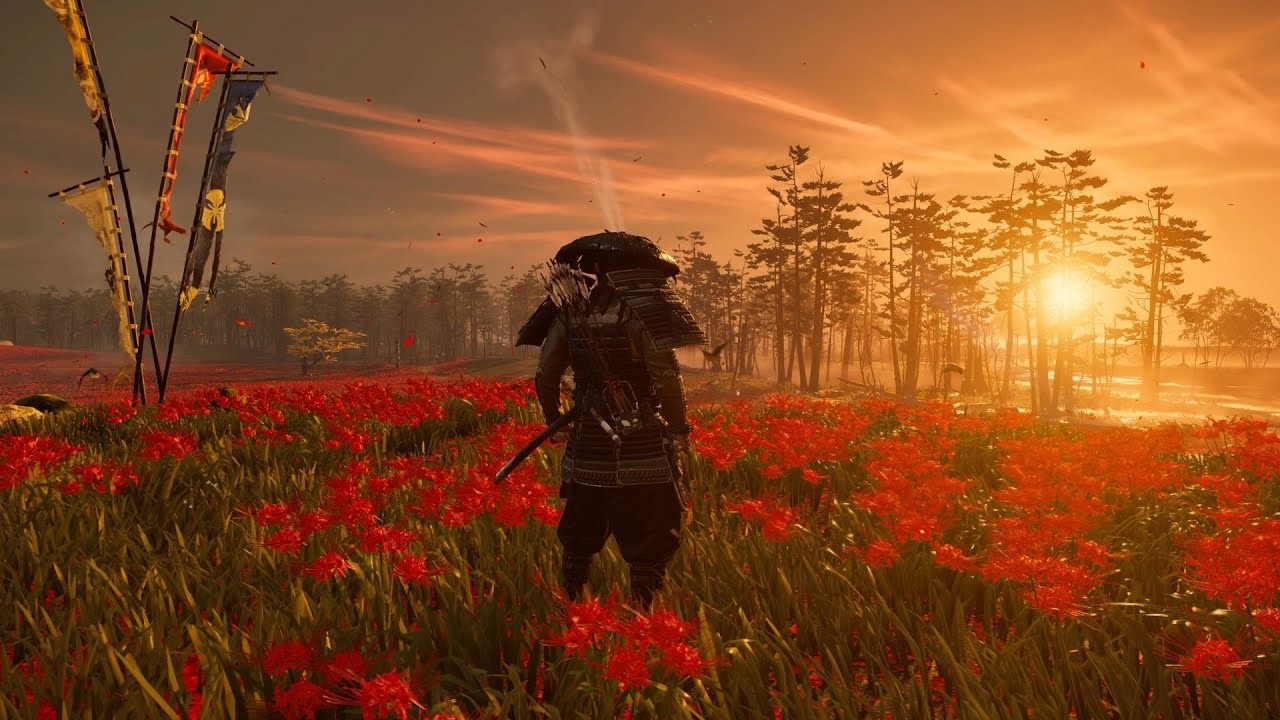 Most beautiful game you'll ever play - Ghost of Tsushima - Duel among the spider lilies