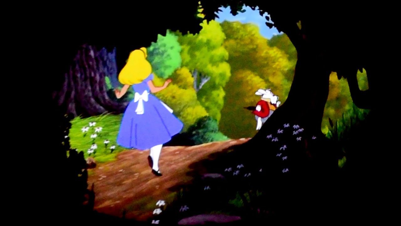 Alice in Wonderland Disneyland Dark Ride September 2019