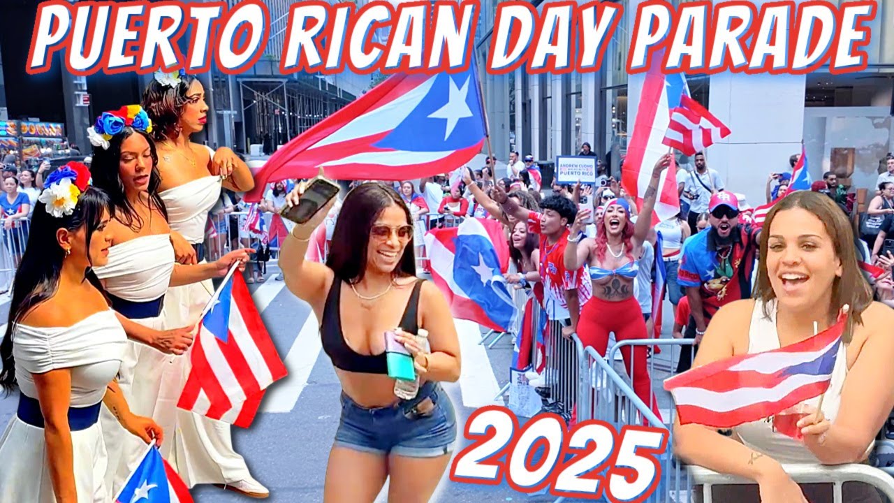 NYC Puerto Rican Day Parade 2025 🇵🇷 Desfile del Día de Puerto Rico [4K]