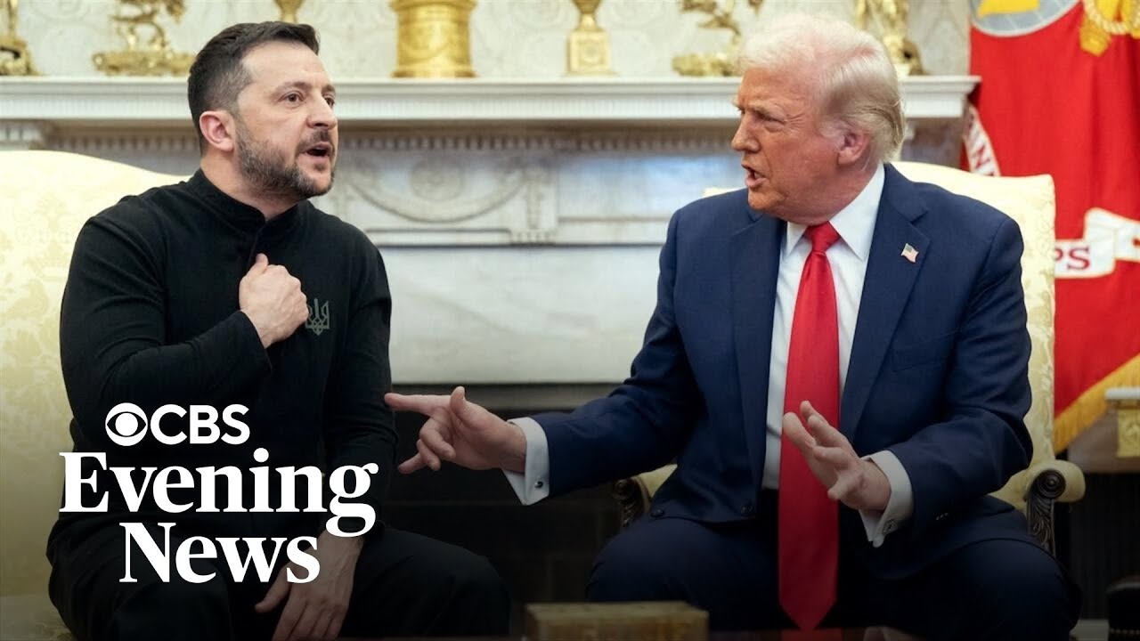 Zelenskyy and Trump clash as White House meeting crumbles into contentious exchange