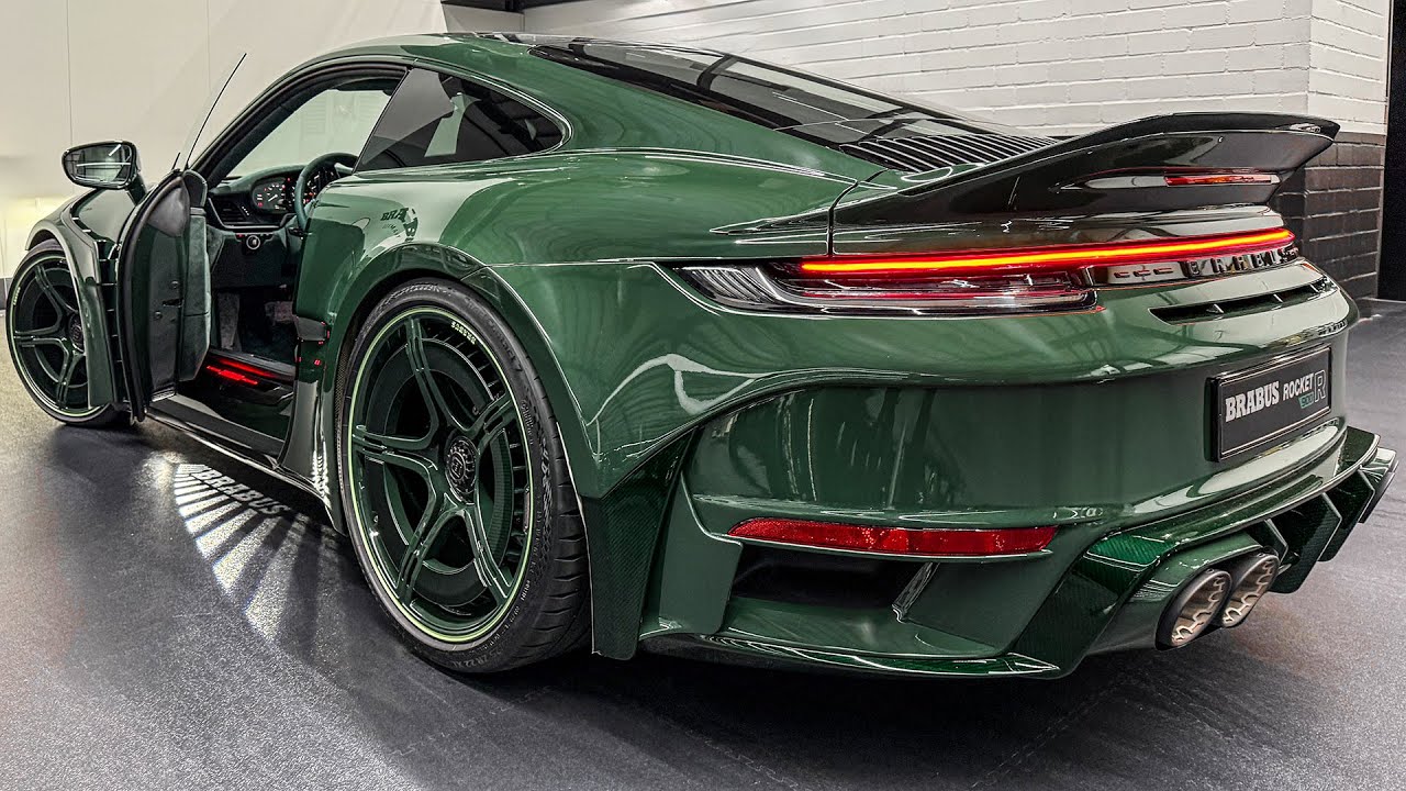 NEW Porsche BRABUS Rocket! 😳 900 HP BRUTAL Porsche +SOUND! 1 OF 25! Interior Exterior Review 4K