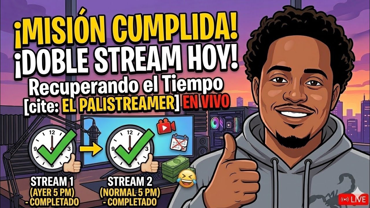 Ayer no pude transmitir A nuestra hora.5 pm Hoy vengo a compensar el tiempo