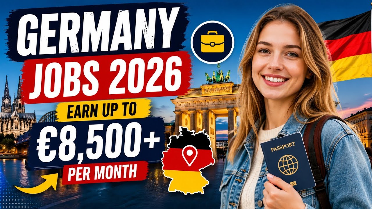 🇩🇪 Germany Work Visa 2026 | Top 10 Highest Paying Jobs with Visa Sponsorship 💶