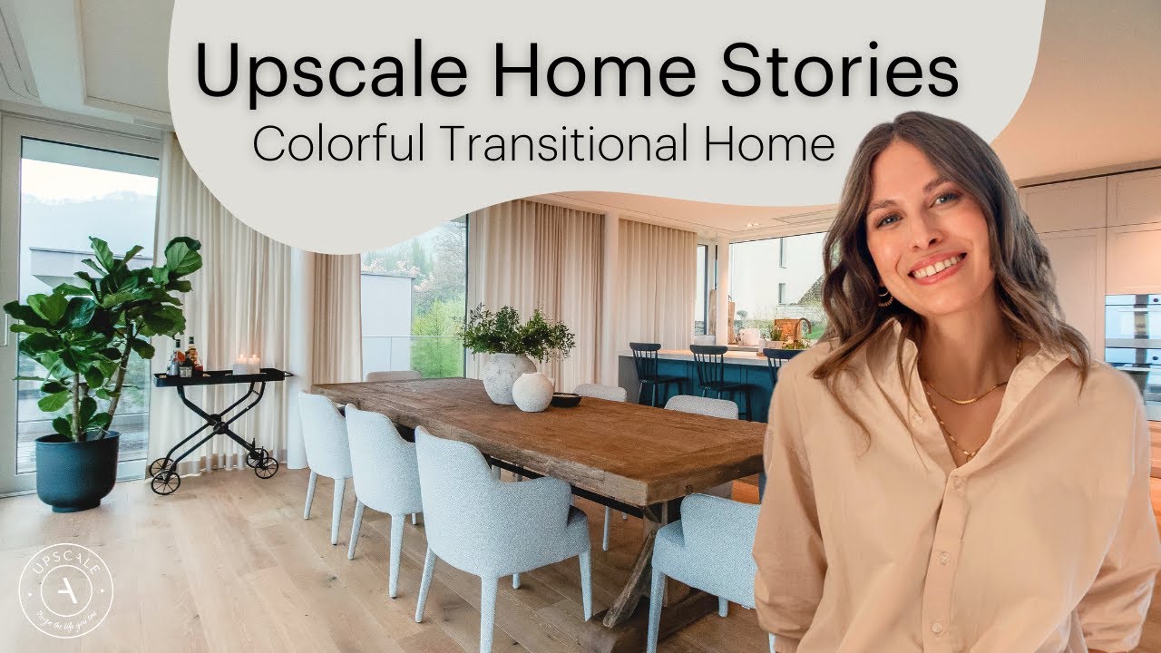 House Tour: Colorful Transitional Home in Switzerland | Interior Design