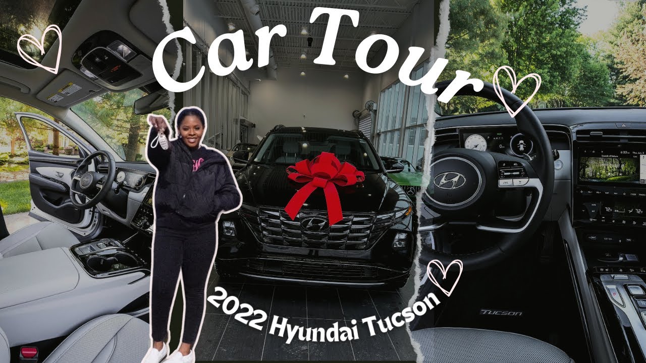 I got a NEW CAR | 2022 Hyundai Tucson Hybrid *CAR TOUR*