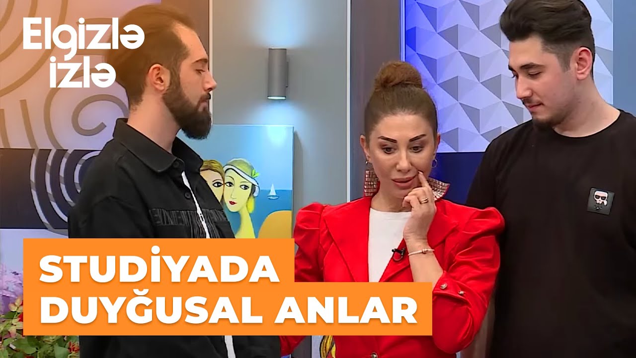Elgizlə izlə | Zülfiyyə Bayramovanın oğulları canlı efirdə ona sürpriz etdi
