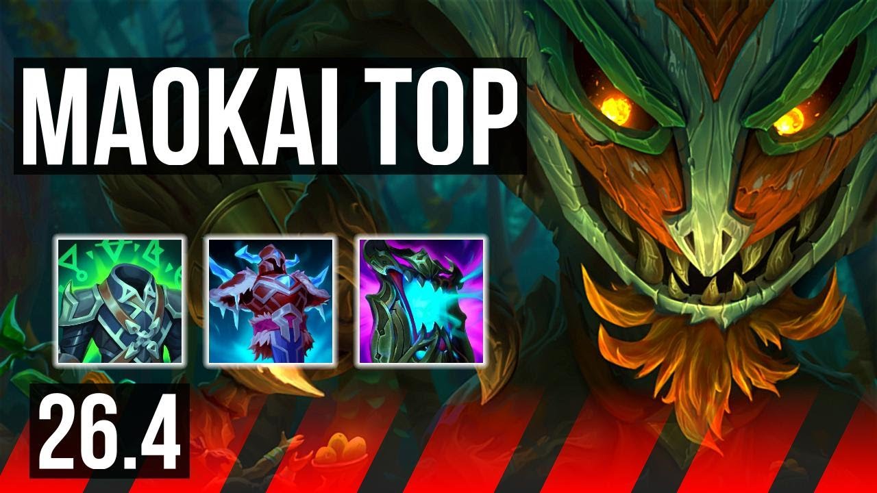 MAOKAI vs MALPHITE (TOP) | Good KDA: 5/1/11 | KR Diamond | 26.4