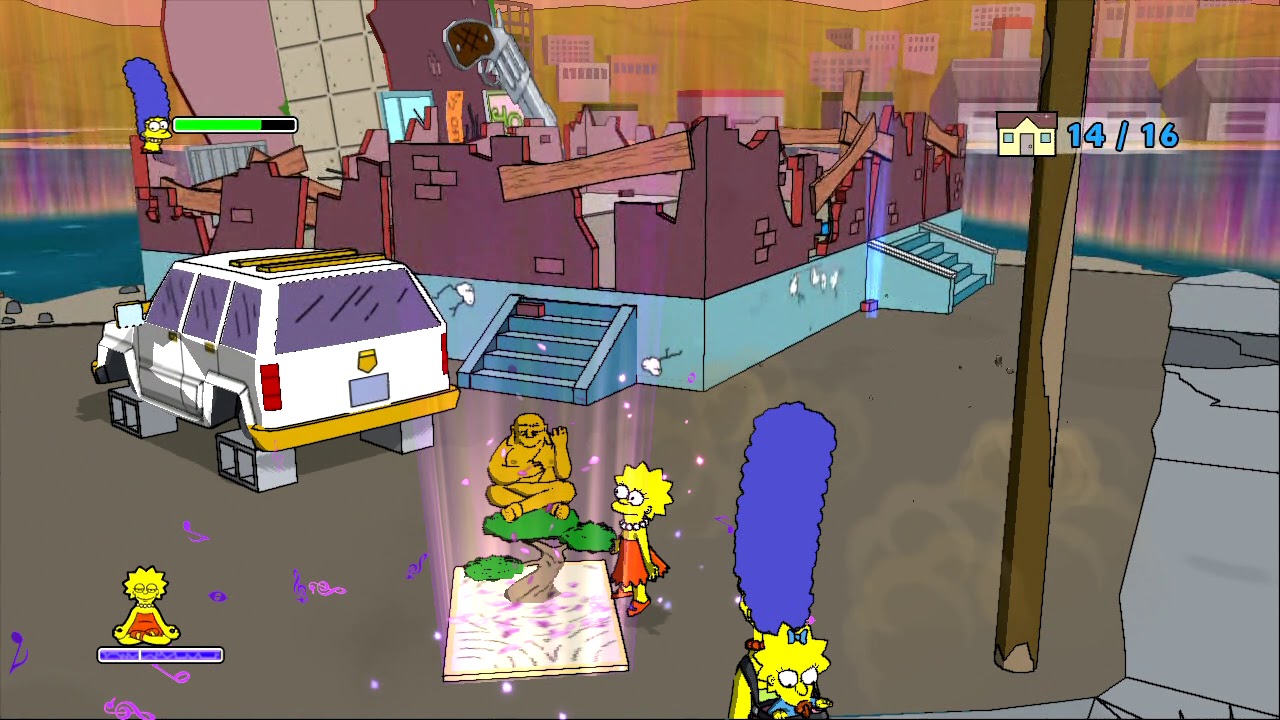 Grand Theft Scratchy 9:45.57 | The Simpsons Game PS3
