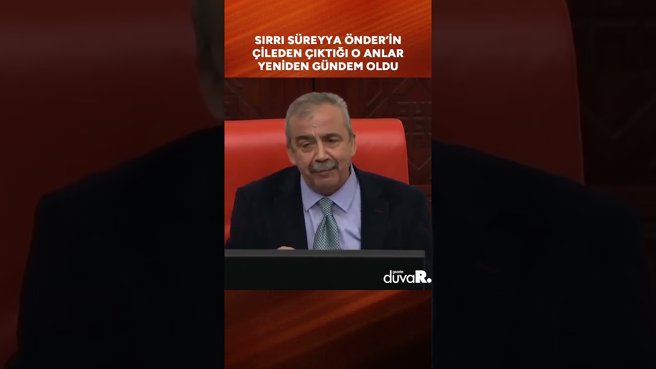 Meclis'te kimse susmadı, Sırrı S&uuml;reyya &Ouml;nder &ccedil;ileden &ccedil;ıktı: O anlar yenidem g&uuml;ndem oldu #shorts