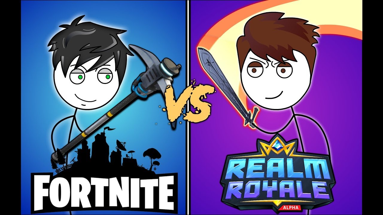 FORTNITE GAMERS VS REALM ROYALE GAMERS. ft Crazy monkey